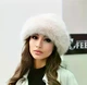 Жіноча Монгольська шапка плюшева Бежева, WUKE One size - зображення 2