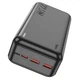 Павербанк Power bank Hoco J101B PD20W+QC3.0 (22.5W) 30000 mAh портативная батарея повербанк 2xUSB Black - зображення 3