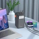 Павербанк HOCO J142 100000 mAh 22.5W 6USB/2Type-C PowerBank 22.5W+PD20W швидкою зарядкою ,Ліхтарик LED , дисплей |Чорний - зображення 3
