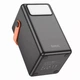 Павербанк HOCO J142 100000 mAh 22.5W 6USB/2Type-C PowerBank 22.5W+PD20W швидкою зарядкою ,Ліхтарик LED , дисплей |Чорний - зображення 5