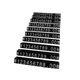 Набор пластиковых ценников Lesko SJX-HDY-XH-0-9 Black+White 45*3*5 мм с цифрами 100 шт на витрину - изображение 1