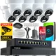 Комплект мониторинга Force 8x IP-камера 8 мп 120 Вт Белый - изображение 1