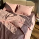 Простынь Евро Lavson Вареный хлопок Washed Cotton 260х230 Пудра - изображение 1