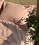 Простынь Евро Lavson Вареный хлопок Washed Cotton 260х230 Пудра - изображение 5