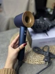 Профессиональный фен Super Hair Dryer 1 насадка с защитой волос насадка Концентратор с ионизацией любых волос синий с золотым - изображение 3