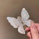 Крабик-Бабочка для Волос ANbeauty двойные крылья 6,5 см Молочный (AN0103610) - изображение 3