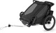 Коляска дитяча Thule Chariot Sport 2 Double (Black) 10201031 (TH 10201031) - зображення 1