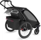 Коляска дитяча Thule Chariot Sport 2 Double (Black) 10201031 (TH 10201031) - зображення 8