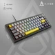 Клавіатура Ajazz AK650 Moon Yellow Switch Black USB-C (AK650-MY-GWY) - зображення 5