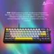 Клавіатура Ajazz AK650 Moon Yellow Switch Black USB-C (AK650-MY-GWY) - зображення 4