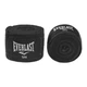 Бинт для боксу 2шт Everlast Бавовна з еластаном 3м Чорний - изображение 3