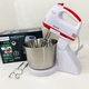 Стационарный электрический миксер с чашей Rainberg RB-1006 500W с насадками для замешивания теста Red - изображение 5
