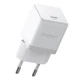 Мережевий зарядний пристрій 20W Baseus Palm Type-C Fast Charger швидка зарядка PD/QC + кабель Baseus Mini White Cable Type-C to Lightning 20W 1m E0116400 Moon White - зображення 4