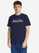 Футболка чоловіча синій Jack&Jones S - изображение 1