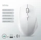 Бездротова комп'ютерна миша Wireless Mouse МС105 Bluetooth 5,2 + 2,4G на акумуляторі біла - зображення 2