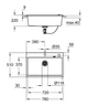 Композитная мойка Grohe гранитная 780х510х220 мм черная матовая (611387) - изображение 2