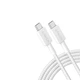 Кабель Anker 322 USB Type-C до USB Type-C 1.8 м нейлоновый белый (A81F6H21) - изображение 2