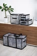 Кошик Idea Home DB-28 Anthracite Flowers 60x30x30 см DB-28 прям. з/кр з/блиск Anthrac - зображення 3