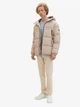 Зимняя куртка Пуффер мужская Tom Tailor Бежевый (1039404 beige L) - изображение 2