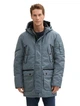 Зимняя куртка Парка мужская Tom Tailor Серо-голубой (1039772 grey-blue S) - изображение 1