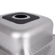 Кухонная мойка Brinex 7848 0,8 мм Satin прямоугольная мойка из нержавеющей стали для кухни раковина (601066) - изображение 6