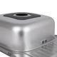 Кухонная мойка Brinex 5848 0,8 мм Satin нержавеющая сталь встроенная мойка для кухни раковина (601075) - изображение 6
