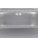 Кухонная мойка Brinex 5848 0,8 мм Satin нержавеющая сталь встроенная мойка для кухни раковина (601075) - изображение 7