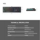 Ігрова провідна механічна клавіатура Fantech Max Power MK853V2 Red Switch c RGB підсвічуванням, UA/ENG раскладка - зображення 11