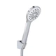 Змішувач для душу Lidz Latwa 010 (з душовим гарнітуром) (k40) LDLAT010WHI45426 White - изображение 4