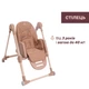Стульчик для кормления 3в1 Chicco Polly Armonia, персиковый - изображение 3