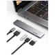 Концентратор Ugreen 2xUSB-C to 3xUSB 3.0 + HDMI + USB-C CM251 gray (60559) UGREEN 60559 908587 - зображення 3