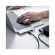 Концентратор Ugreen 2xUSB-C to 3xUSB 3.0 + HDMI + USB-C CM251 gray (60559) UGREEN 60559 908587 - зображення 8