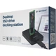 Док-станція для накопичувачів Gembird USB Type-C M.2 SATA NVME SSD (DD-U3M2) GEMBIRD DD-U3M2 907268 - зображення 2