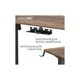 Комп'ютерний стіл OfficePro ODE1260DW Dark Wood/Black (ODE1260DW) OfficePro ODE1260DW 922708 - зображення 4