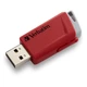USB флеш накопитель Verbatim 3x16GB Store 'n' Click Red/Blue/Yellow USB 3.2 (49306) Verbatim 49306 912146 - изображение 8