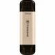 USB флеш накопитель Transcend 128GB JetFlash 930 Gold-Black USB 3.2/Type-C (TS128GJF930C) Transcend TS128GJF930C 912156 - изображение 1