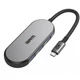 Концентратор Armorstandart USB-C to HDMI 4K, PD, 3USB, SD, microSD Grey (ARM69366) Armorstandart ARM69366 908232 - зображення 1