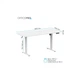 Комп'ютерний стіл OfficePro ODE1670W White (ODE1670W) OfficePro ODE1670W 903551 - зображення 8