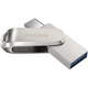USB флеш накопитель SanDisk 1TB Ultra Dual Luxe Silver USB 3.2/Type-C (SDDDC4-1T00-G46) SANDISK SDDDC4-1T00-G46 912436 - изображение 1