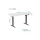 Комп'ютерний стіл OfficePro ODE1670WB White/Black (ODE1670WB) OfficePro ODE1670WB 903587 - зображення 10