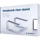 Подставка для ноутбука Gembird до 15.6", алюминий (NBS-D1-01) GEMBIRD NBS-D1-01 908627 - изображение 5