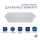 Раковина Qtap Scorpio белая керамическая прямоугольная врезная раковина для ванной комнаты. (600633) - изображение 4