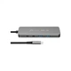 Концентратор J5create USB-C 5-in-1 2xUSB 3.2 10Gbps + 2xUSB-C 10Gbps PD 100W + HDMI 8K gray (JCH453-N) J5create JCH453-N 908705 - зображення 3