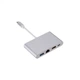 Концентратор Dynamode USB3.1 Type-C to 1хHDMI, 1хRJ-45, 1хUSB 3.0, 1хUSB Type-C Fe (Multiport USB 3.1 Type-C to HDMI-RJ45) Dynamode Multiport USB 3.1 Type-C to HDMI-RJ45 907184 - зображення 1