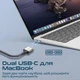 Концентратор Promate USB Hub 13 ports versahub-mst.grey (versahub-mst.grey) Promate versahub-mst.grey 908095 - зображення 4
