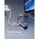 Концентратор Ugreen USB3.1 Type-C to HDMI/USB 3.0x2/RJ45/SD/TF/PD 100W CM512 (60515) UGREEN 60515 908163 - зображення 11