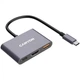 Концентратор Canyon hub DS-4 3in1 USB-C Grey (CNS-TDS4) CANYON CNS-TDS4 922494 - зображення 4