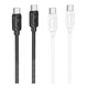 Кабель USB Hoco X115 Type-C to Type-C 60W Білий - зображення 2