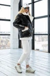 Демісезонна куртка Mila Nova К-239 52 чорна - изображение 5