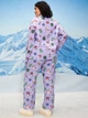 Фланелевая женская пижама Old Navy, лавандовый L - изображение 2